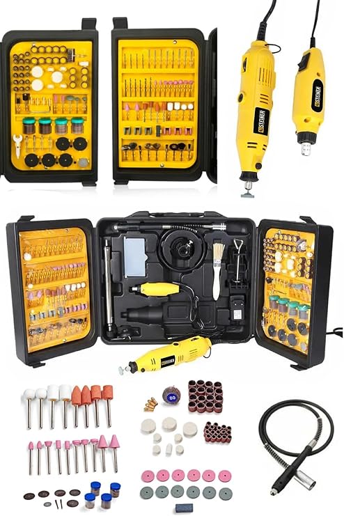 Steiner Germany Technology 350 Parça Profesyonel 460 Watt Hobi Gravür Mini Kalıpçı Taşlama Makinesi
