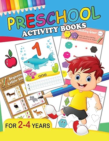 Preschool Activity Books: Fun Big Workbook for Toddler age 2-4