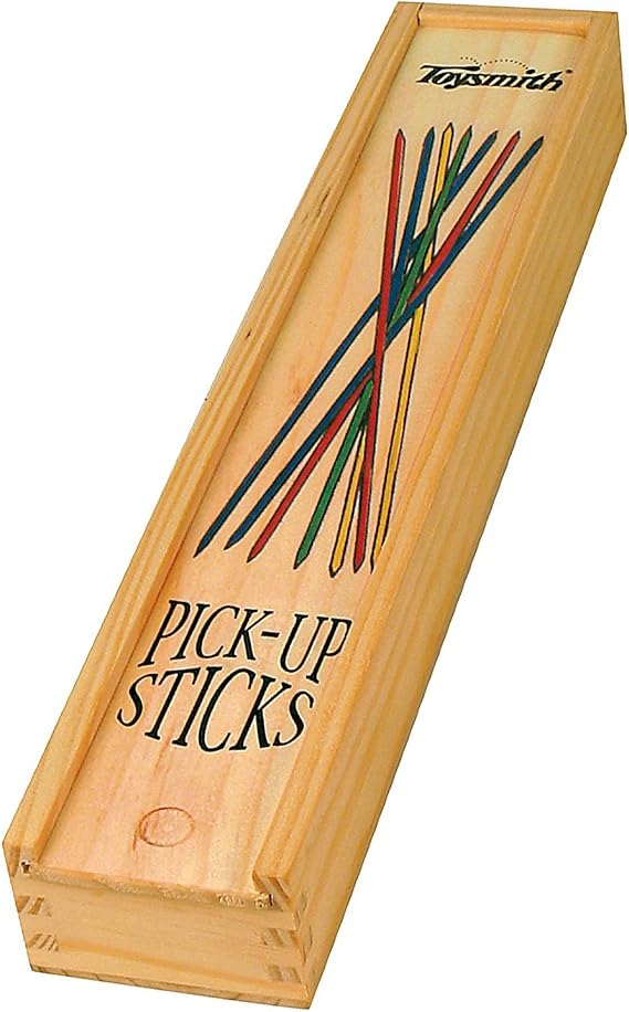 Toysmith Neato Pick-Up Sticks Classic Skill Game, Assorted, 41 Pieces