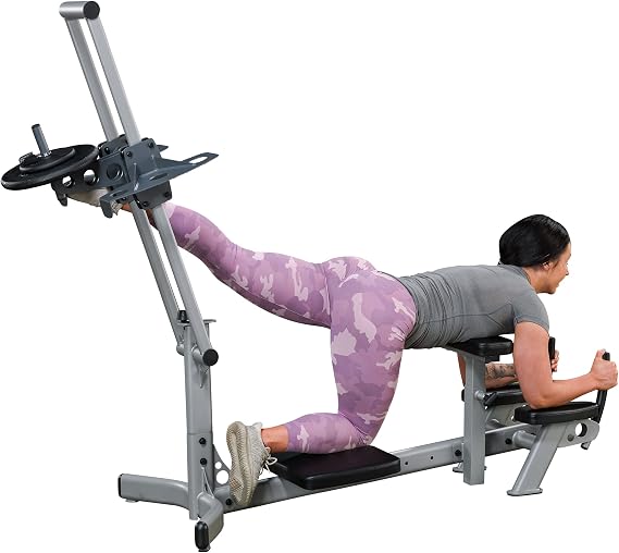 Powerline by Body-Solid (PGM200X) Glute Master - Isolation Glute Machine for Targeted Booty & Leg Workouts at Home