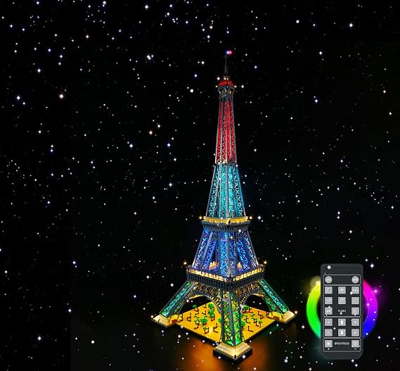 GC Light kit for Lego Eiffel Tower 10307 (Lego Set is not Included) (Remote Control)