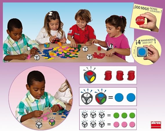 Akros Akros33110 Classify Colours and Learn to Count Game