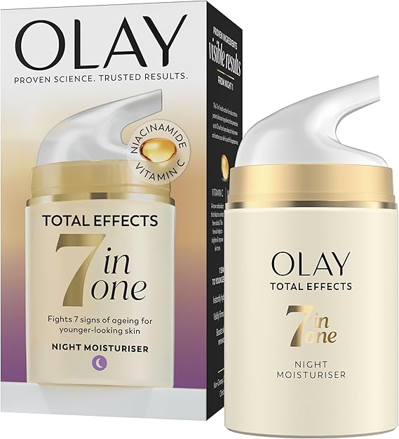 Olay Total Effects 7 in 1 Anti-Ageing Night Moisturiser, 50ml