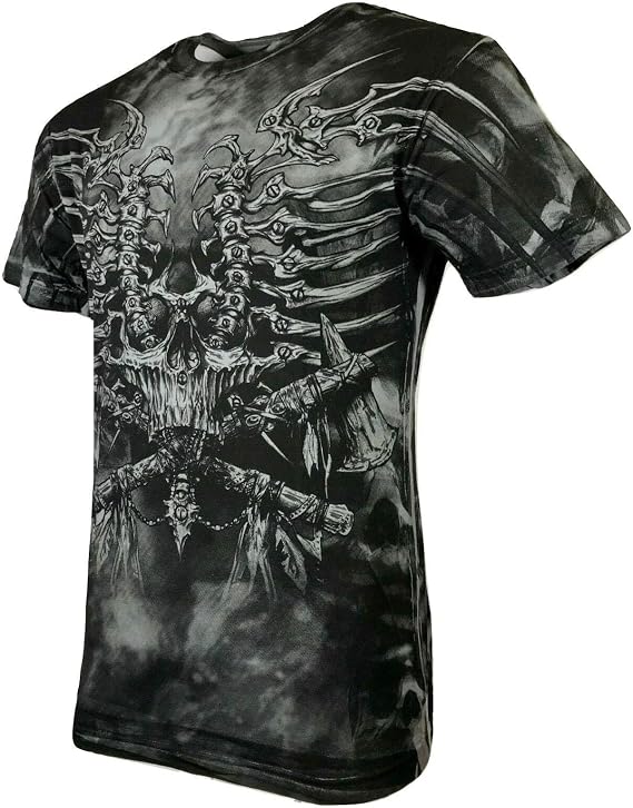 Xtreme Couture by Affliction Men T-Shirt Iron Bones Skulls