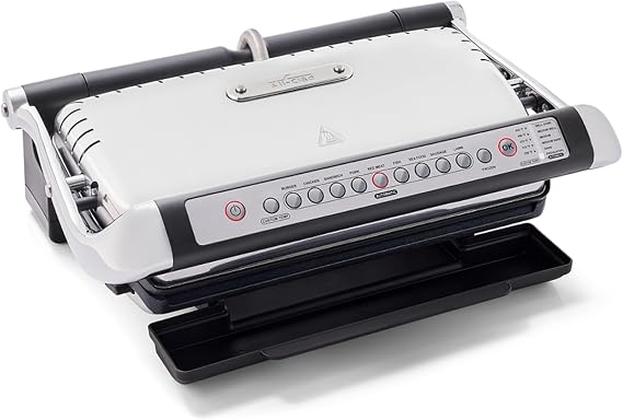 All-Clad Electric Indoor Grill, AutoSense Stainless Steel Panini Grill Press Sandwich Maker, Automatic 1800W Smokeless, Removable Plates, Dishwasher Safe