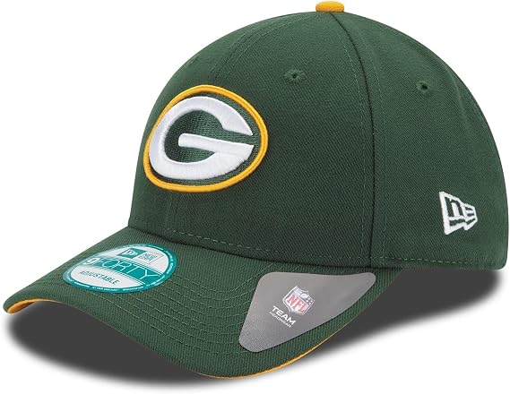 New Era NFL The League 9FORTY Adjustable Hat Cap One Size (US, Alpha, One Size, Green Bay Packers - Green)