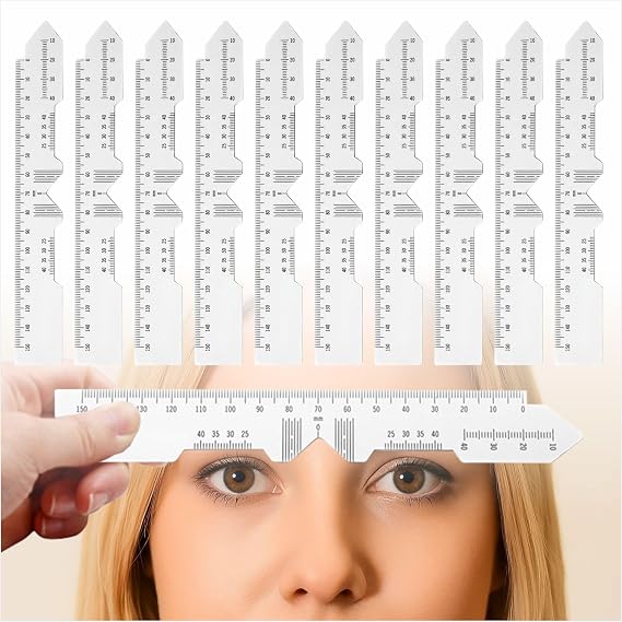 PD Ruler - Pupillary Distance Ruler for Prescription Eyeglasses, Pupil Measurement Tool, Eye Ophthalmic Measuring Tool