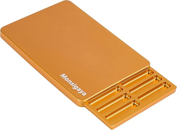 Ultra-thin Edition 20 Compartment Metal Storage Box(Golden)