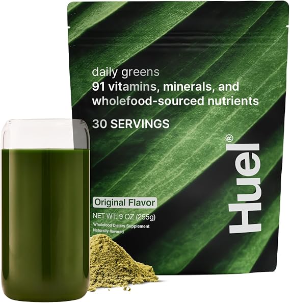 Huel Daily Greens | Superfood Greens Powder | Adaptogens & Probiotics