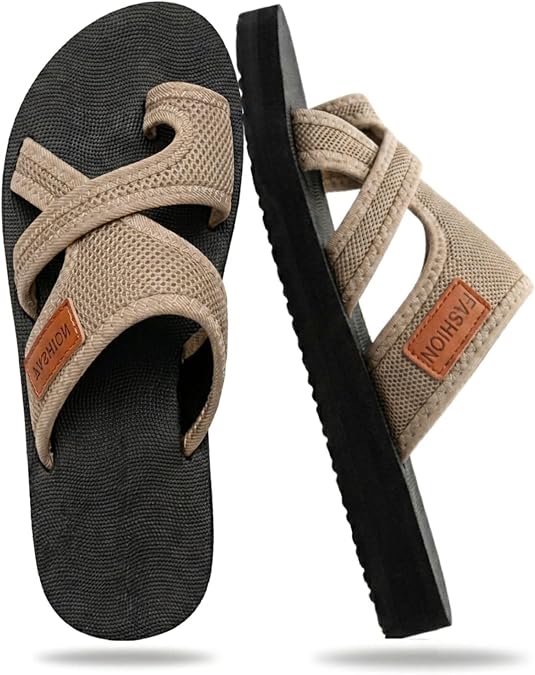 Summer Orthopedic Sandals for Women 2026 Dressy Bunions Sandals with Toe Loop Breathable Mesh Comfortable Lightweight Casual Cute Beach Slides
