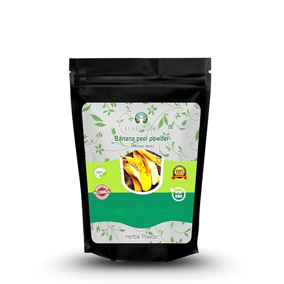 AYURVEDASHREE Banana Peel Powder 50 Gm | Banana Peel Powder For Hair Conditioning & Moisturizing Face Packs | No Preservatives | No Silica | External Use Only |
