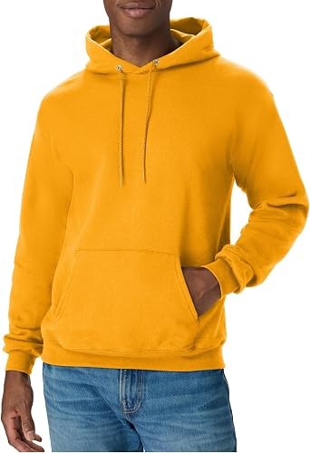 Hanes Mens Hoodie - EcoSmart Fleece Hooded Sweatshirt for Men & Women - Midweight Fleece - Big & Tall Available