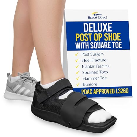 Deluxe Post Op Shoe for Broken Toe & Surgery Recovery L3260