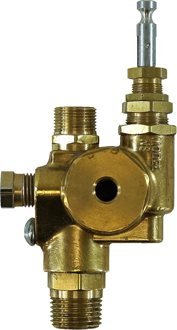 Replacement For Campbell Hausfeld ST128410AV, 1/2" Compression Top Inlet X 1/2" MNPT Outlet, Combo Unloader Pilot Check Valve, 95-125 PSI