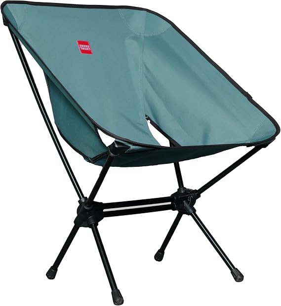 GRAND TRUNK Heavy Duty Camping Chair | Storm Blue | Reinforced frame for extra support | Foldable & portable for camping and outdoor use