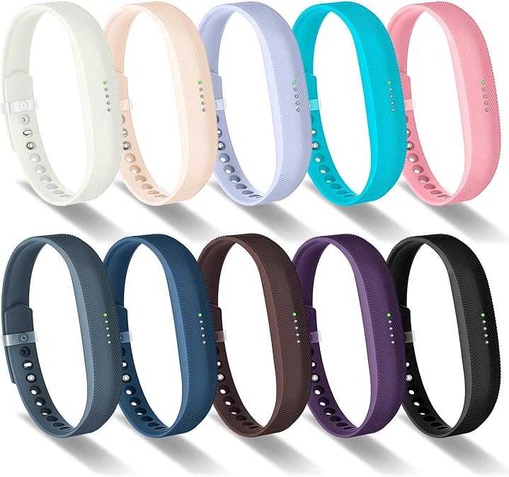 Compatible with Flex 2 Bands,Replacement for Flex 2 Sport Accessories Bracelet Band Strap Soft Silicone W/Fastener Clasp for Flex 2 Watch, Adjustable Wrist Band for Small Large
