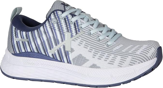 Xelero Steadfast Women's Orthopedic Walking/Running Shoes - White/Violet