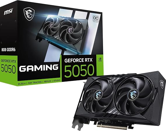 Msi Vga Geforce Rtx 5050 8g Gaming Oc Rtx5050 8gb Gddr6 128b Dx12 Pcie 5.0 X16 (3xdp 1xhdmi)