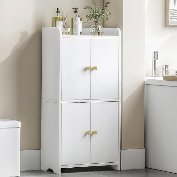 HEXCELEN Small Bathroom Floor Cabinet,Bathroom Storage Cabinet
