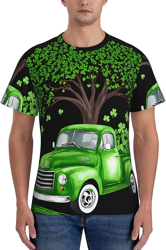 Lucky Tree for Mens t-Shirts,Athletic Running Gym Workout Short Sleeve