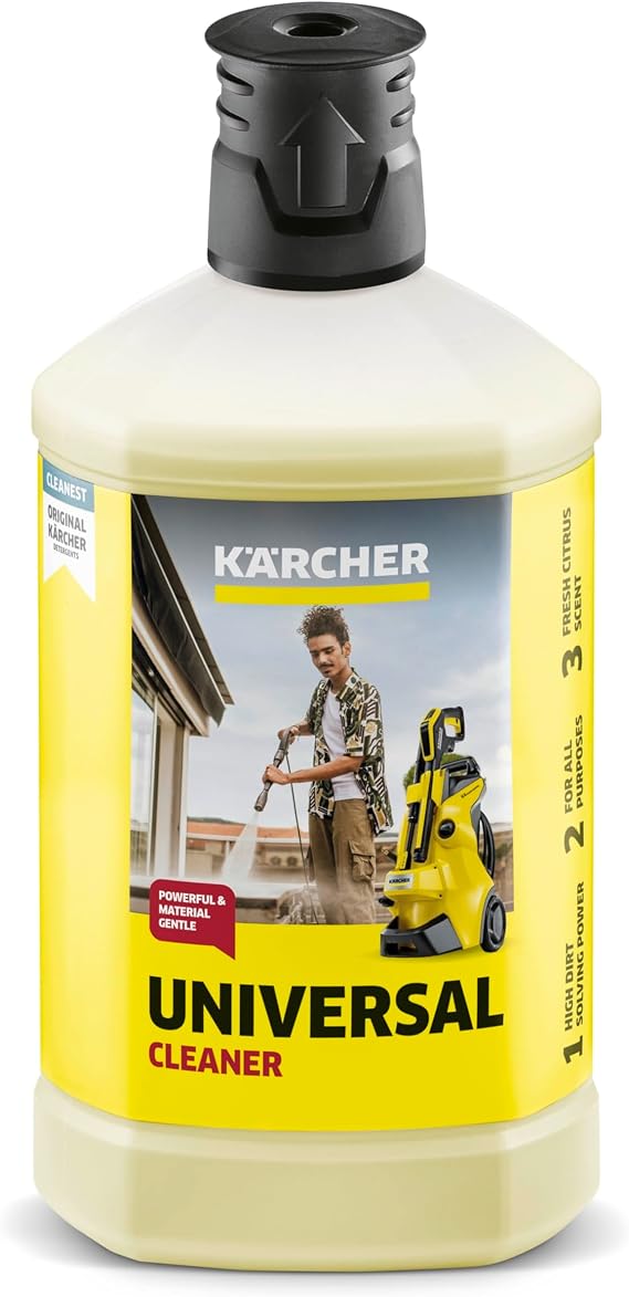 Karcher 1L, Universal Cleaner Plug and Clean - Pressure Washer Detergent