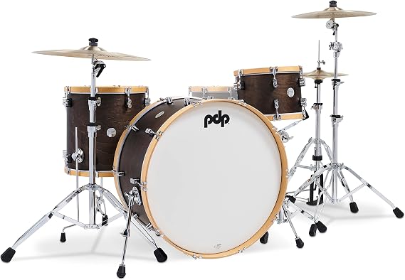 PDP Concept Classic 3-piece Shell Pack with 26" Kick - Walnut with Natural Hoops