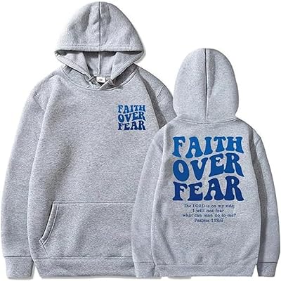 Faith Over Fear Hoodie - Christian Hoodies for Men & Women