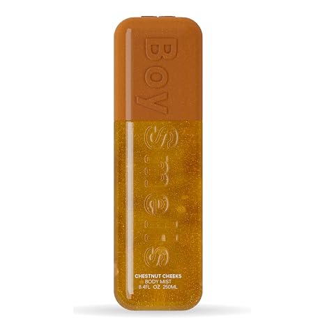 Boy Smells Chestnut Cheeks Shimmer Mist 3oz - Body & Hair Spray Notes of Roasted Chestnuts, Peony + Brown Sugar