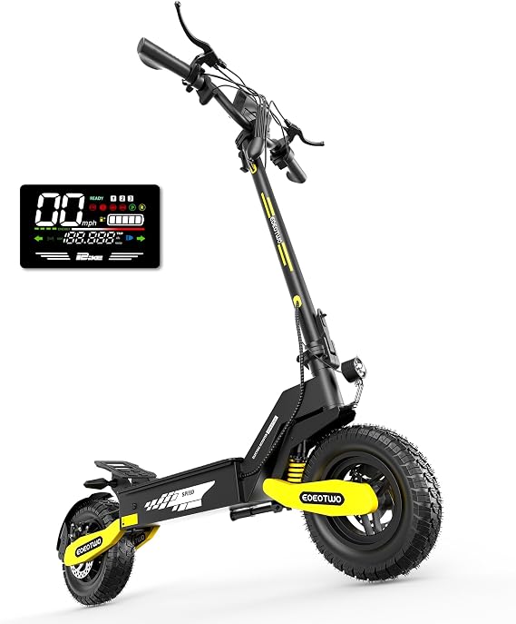 Off Road Electric Scooter for Adults, 1200W/2400W Motor Fast E Scooter