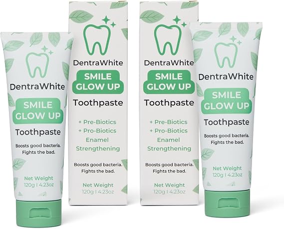 Daily Care Twin Pack – 2× Pre + Probiotic Enamel Strengthening Toothpaste – XL 120g Tubes