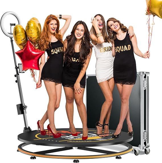 MWE 360 Photo Booth, Auto-Spin with App & Remote Control 39.4"