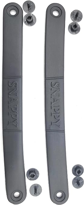 strap Replacement Heel for crocs Black (Black 8 inches)