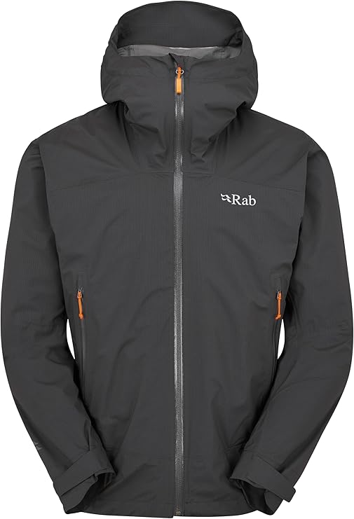 Rab Men's Downpour Light Jacket | Lightweight, Waterproof, Hooded for Hiking & Trekking