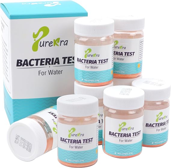 3 Pack Coliform Bacteria Water Test Kit, Useful Water Bacteria Test Kit(Coliform/E. Coli) for Drinking Water, Tap, Well, Pool, Pond, Lake and Other Sources