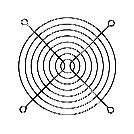 120mm Fan Grill/Guard - Black