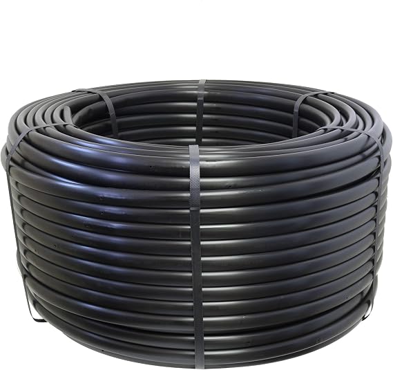 Drip Depot 1/2" Polyethylene Pressure Compensating Drip Line - Emitter Spacing : 18" - Flow Rate : 0.5 GPH - Roll Length : 500'