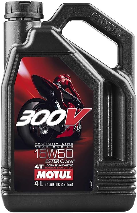 Motul 300V 4T Competition Synthetic Oil - 15W50 - 4L. 836241 / 101363