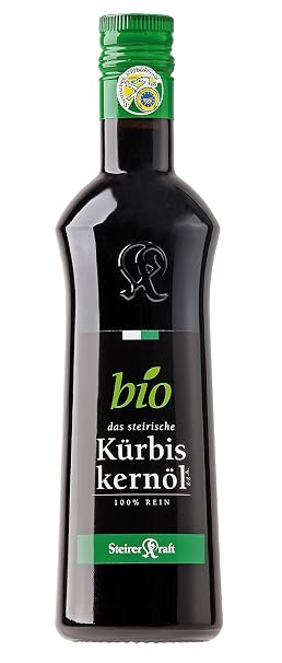 Styrian Pumpkin Seed Oil PGI Organic (250 ml)
