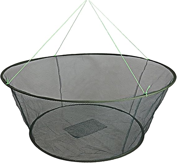 Foldable Fish Catching Net, Hand Cast Cage for Shrimp and Crab