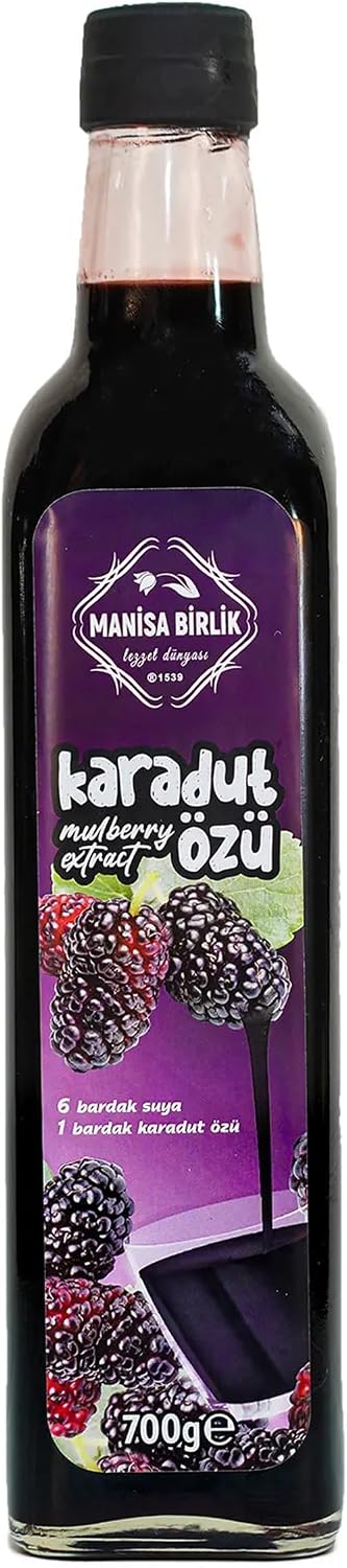 Manisa Birlik Karadut Özü 700 ml Konsantre x 5 Şişe