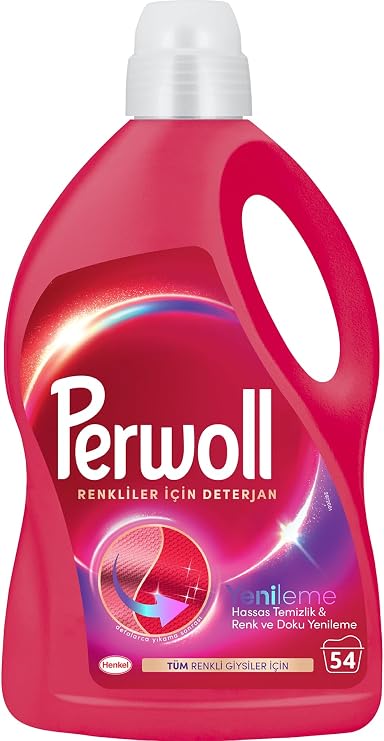 Perwoll Geliştirilmiş Renkli Sıvı Çamaşır Deterjanı 2970 ml