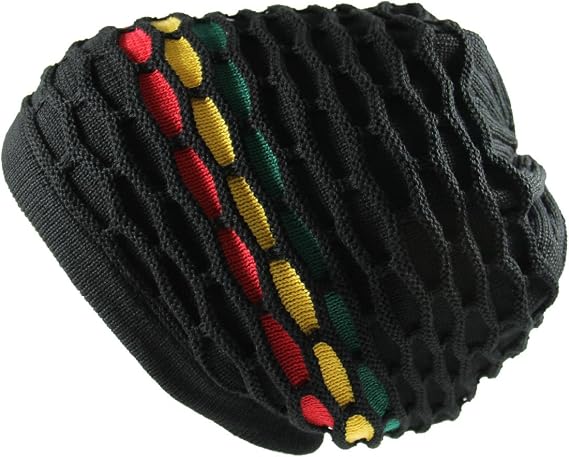 RW Rasta 100% Cotton Dreadlock Beanie