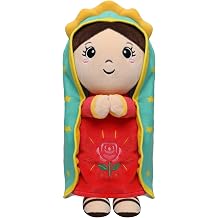 Lady of Guadalupe Doll Plush - Virgin Mary Stuffed Doll Catholic Baby Gifts Religious Toys Baptism Christian Sunday School Religious Gift for Baby Kids Adults Prayer 13 Inch