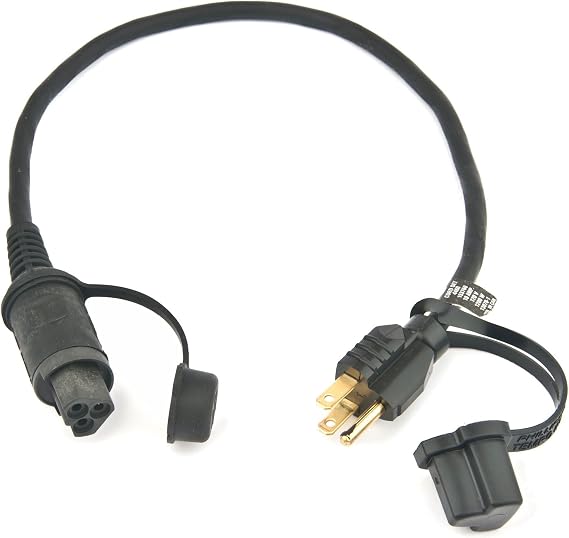 Zerostart 3700002 Extension Cord for Flip Cap Receptacles, 1.5-Feet | 120 Volts