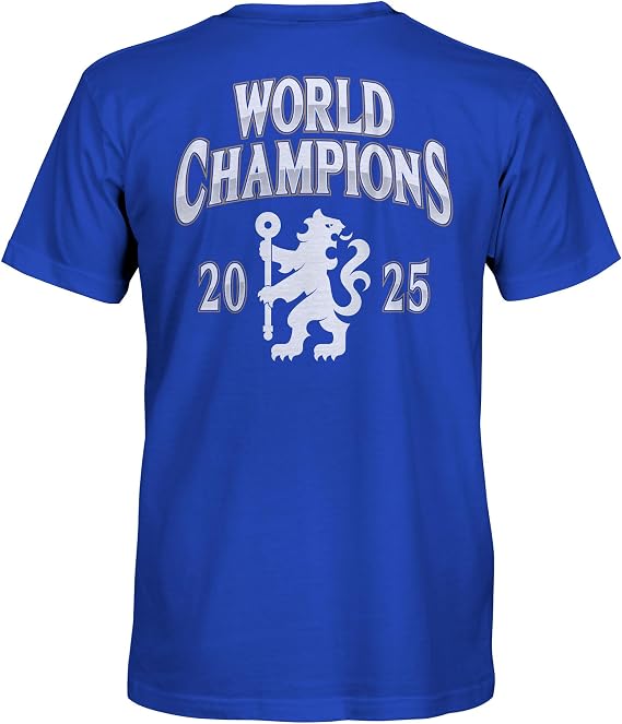 Chelsea FC World Champions Soccer Premium Cotton T-Shirt - Blue