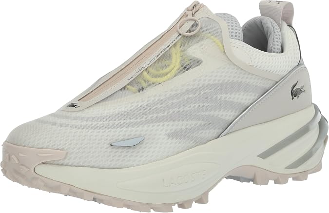 Lacoste Men's AUDYSSOR Trail Sneaker, BLK/DK Gry, 13