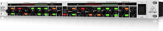 Behringer Composer Pro-Xl Mdx2600 Interactive Reference-Class 2-Channel Expander/Gate/Compressor/Peak Limiter With Integrated De-Esser, Dynamic Enhancer And Tube Simulation