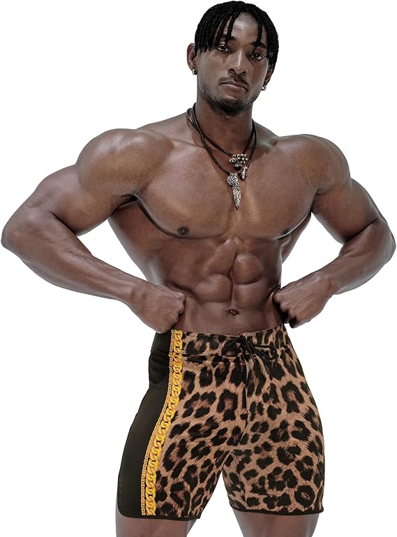 FIED IFBB 15inch Mensphysique Board-Shorts Posing Trunks Competition NPC Summer