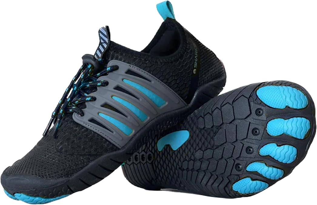 Sharkskin Everywear Shoe, Black/Blue, EU 42 US F11/M9