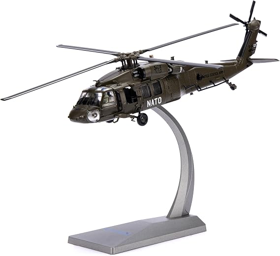 NUOTIE 1/72 U.S. Navy UH-60 Black Hawk General Attack Helicopter Model